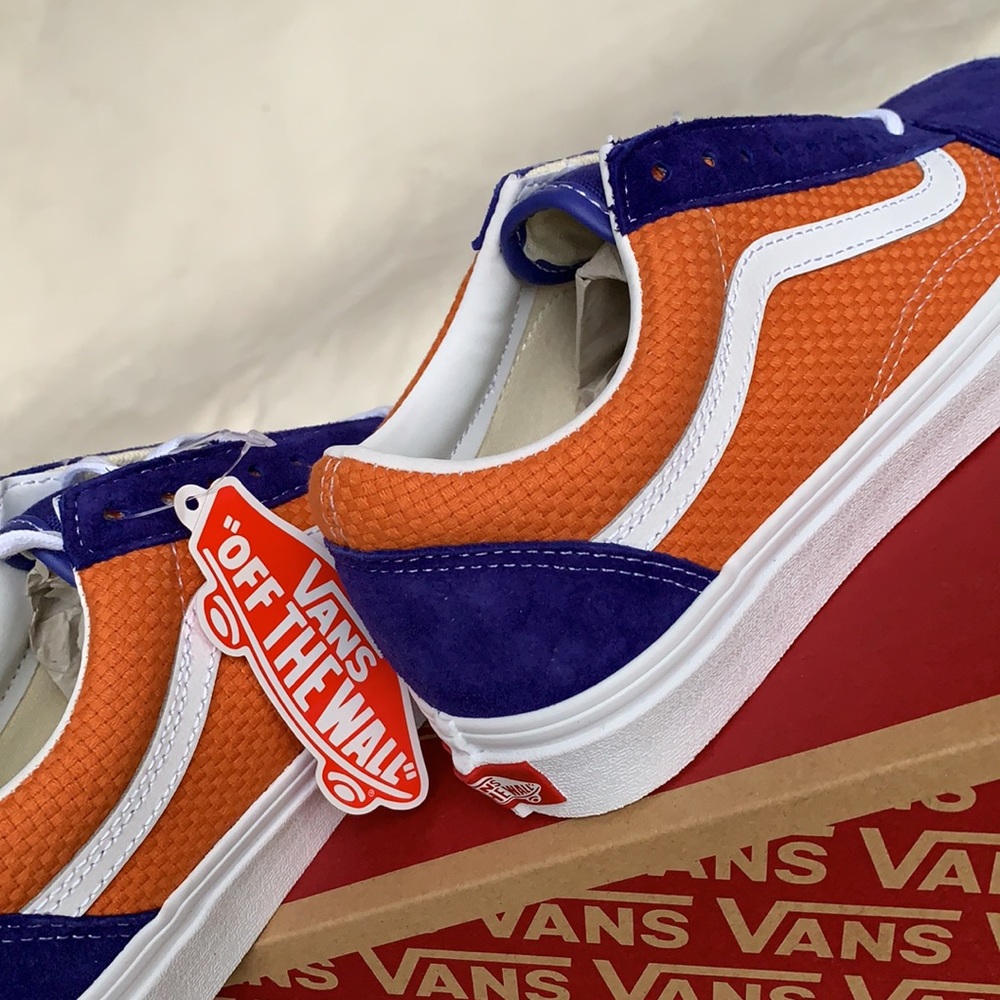 VANS OLD SKOOL P & C Royal Blue/Apricot Buff WMNS - Picture 12 of 14